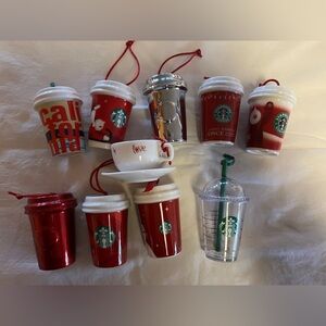 Starbucks ornaments
